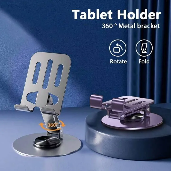 Multi functional Full Metal Desktop Bracket Holder – Adjustable Mobile Stand for 4-12 Inch Phones
